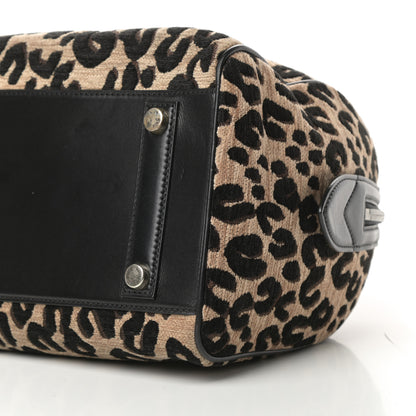 Louis Vuitton Jacquard Velvet Leopard Print Stephen Sprouse Speedy 10 of 14