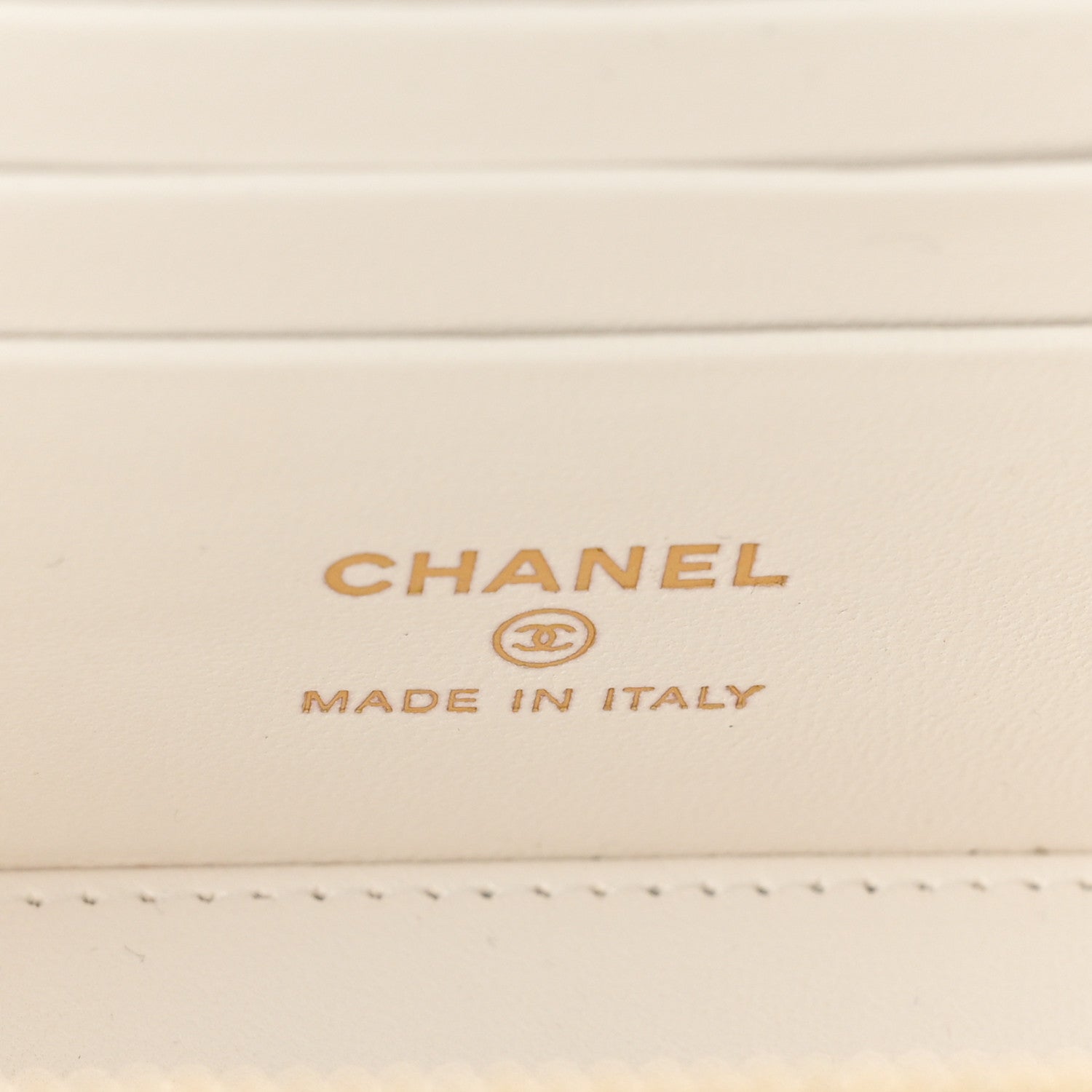 Chanel Lambskin Quilted Golden Links Top Handle Vanity Case With Chain White 6 of 12