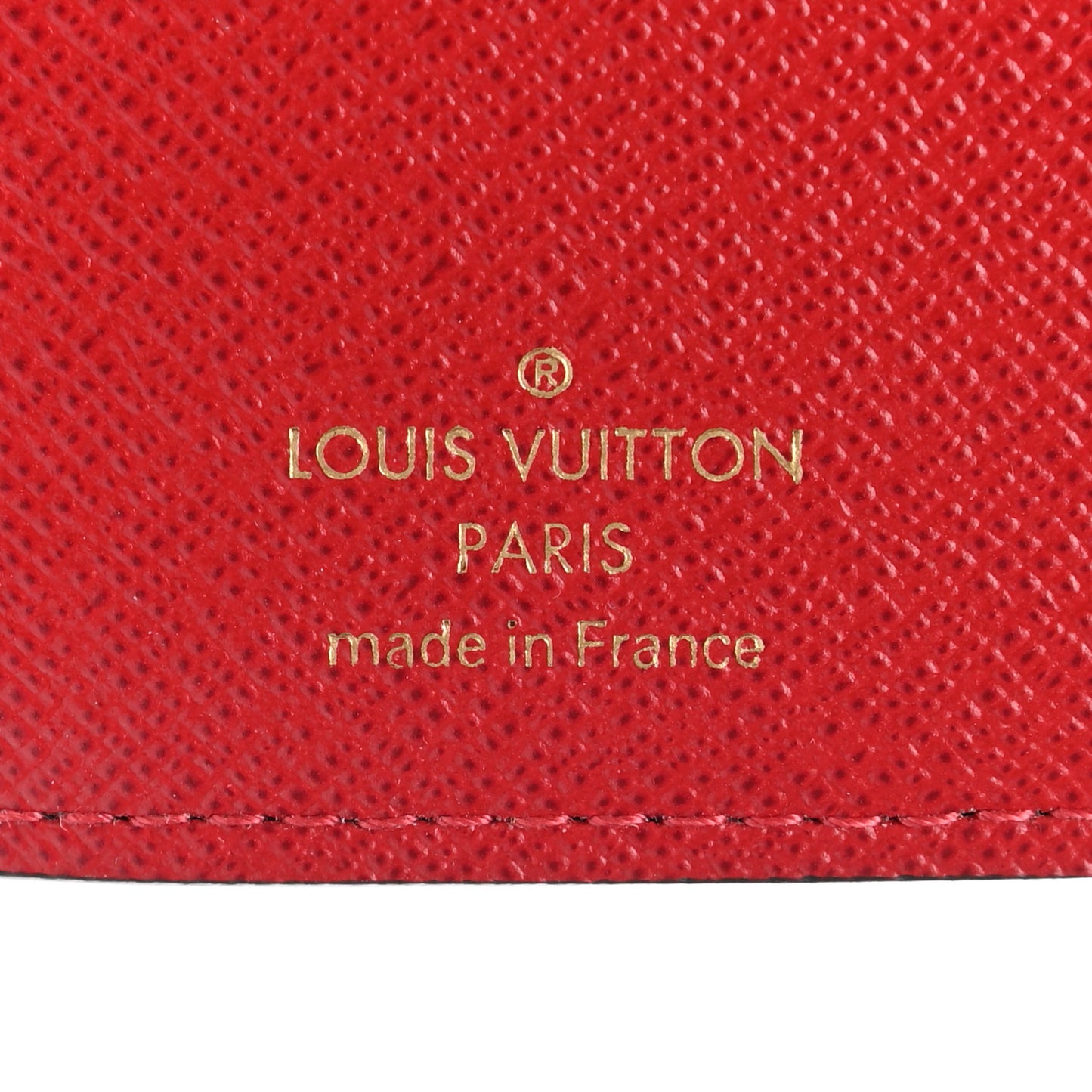 Damier Ebene Victorine Wallet Cherry