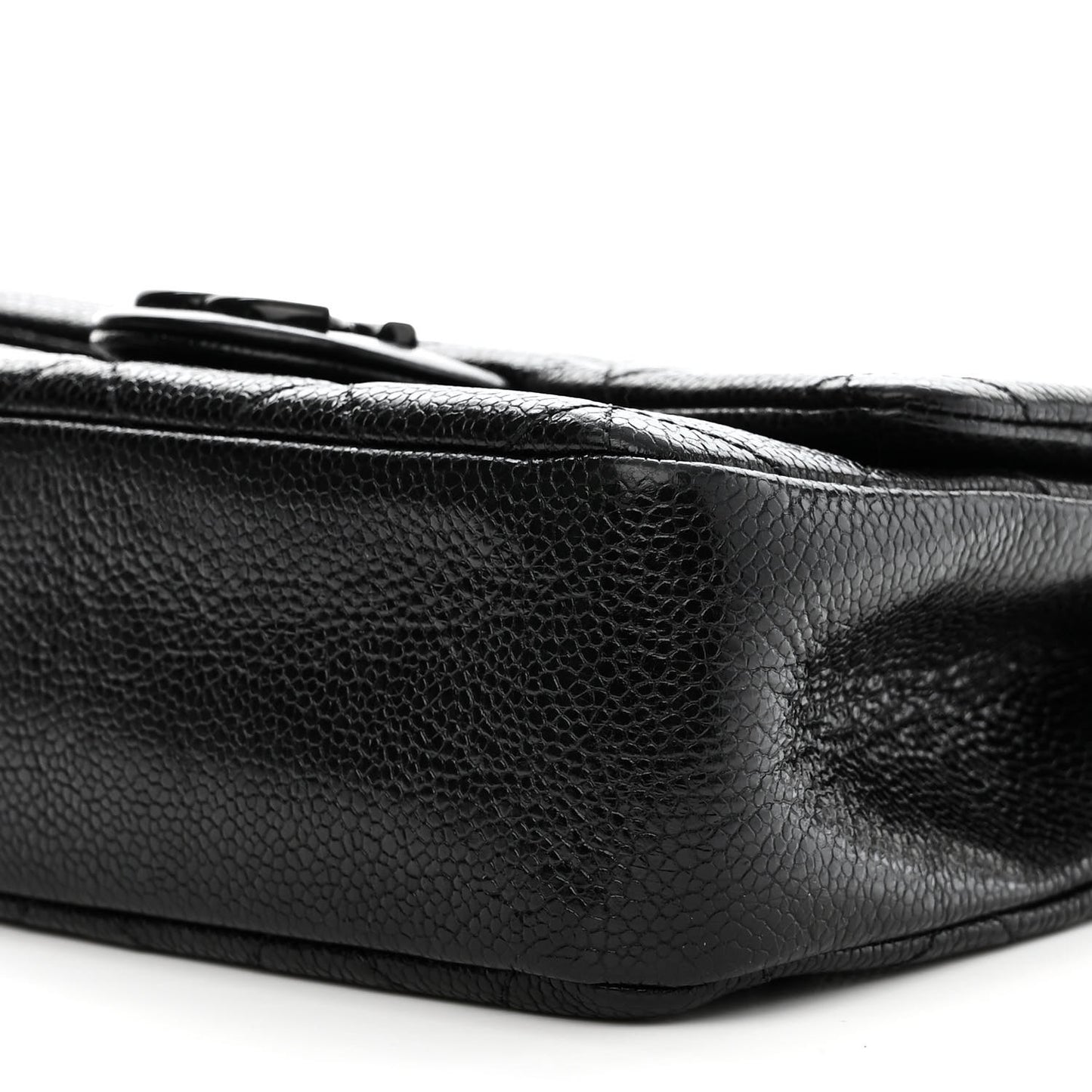 Caviar Quilted Incognito Mini Square Flap Black