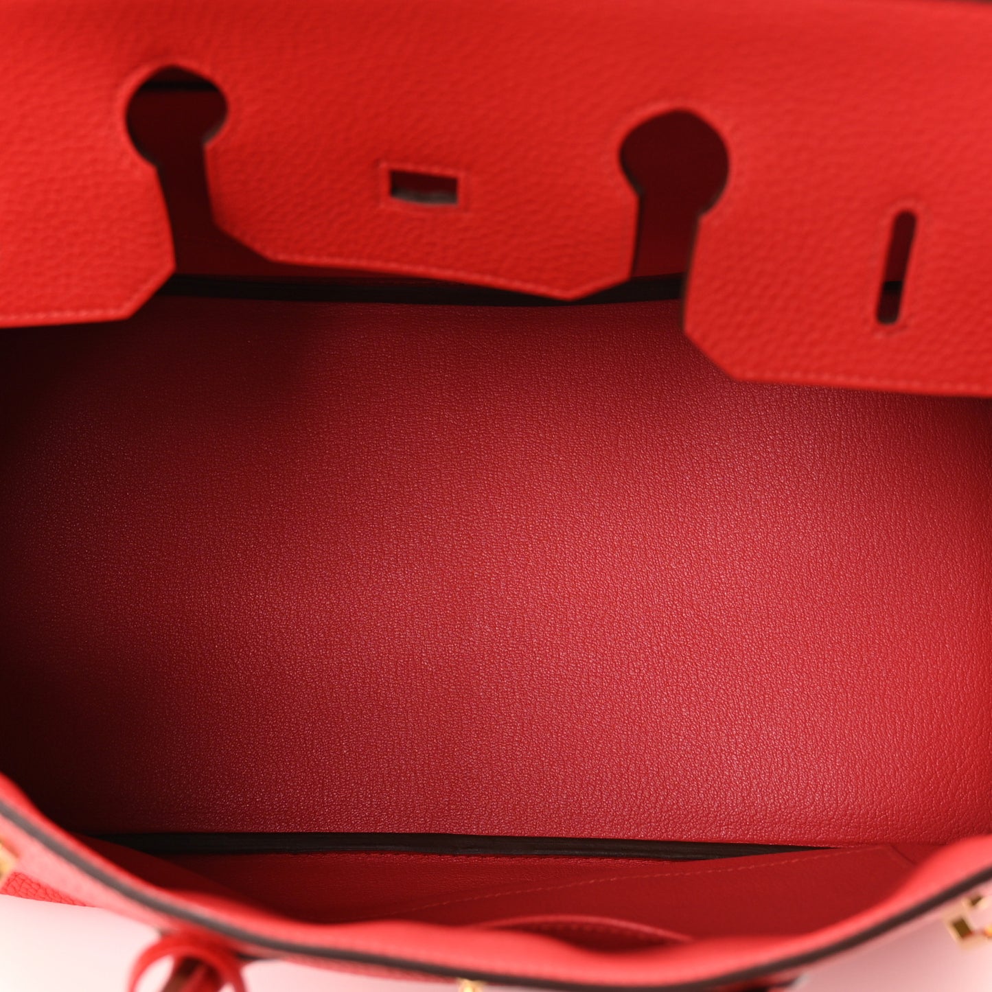 Taurillon Clemence BIRKIN 35 Rouge Tomate