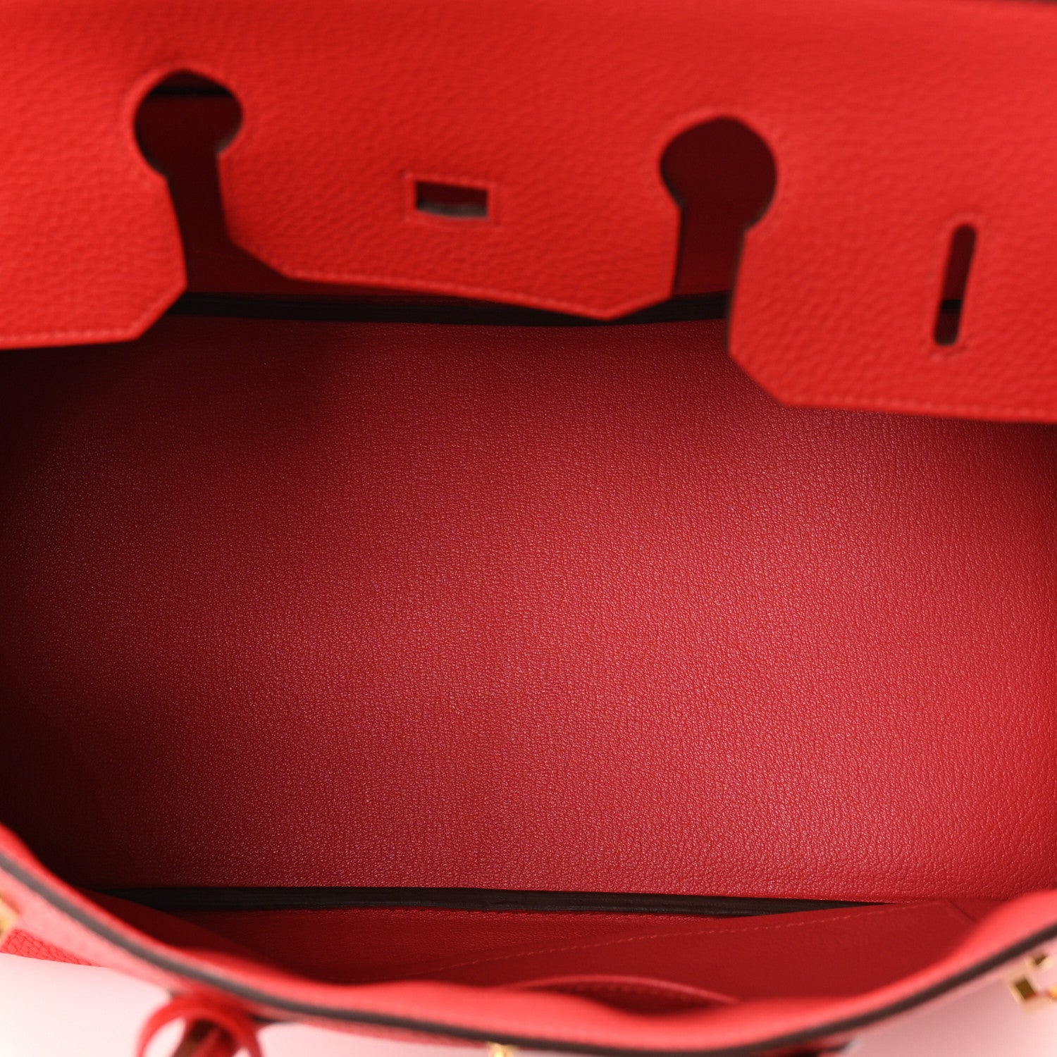 Hermes Taurillon Clemence BIRKIN 35 Rouge Tomate 4 of 10