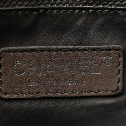 Chanel Coated Canvas Quilted Le Marais Flap Black 6 of 14