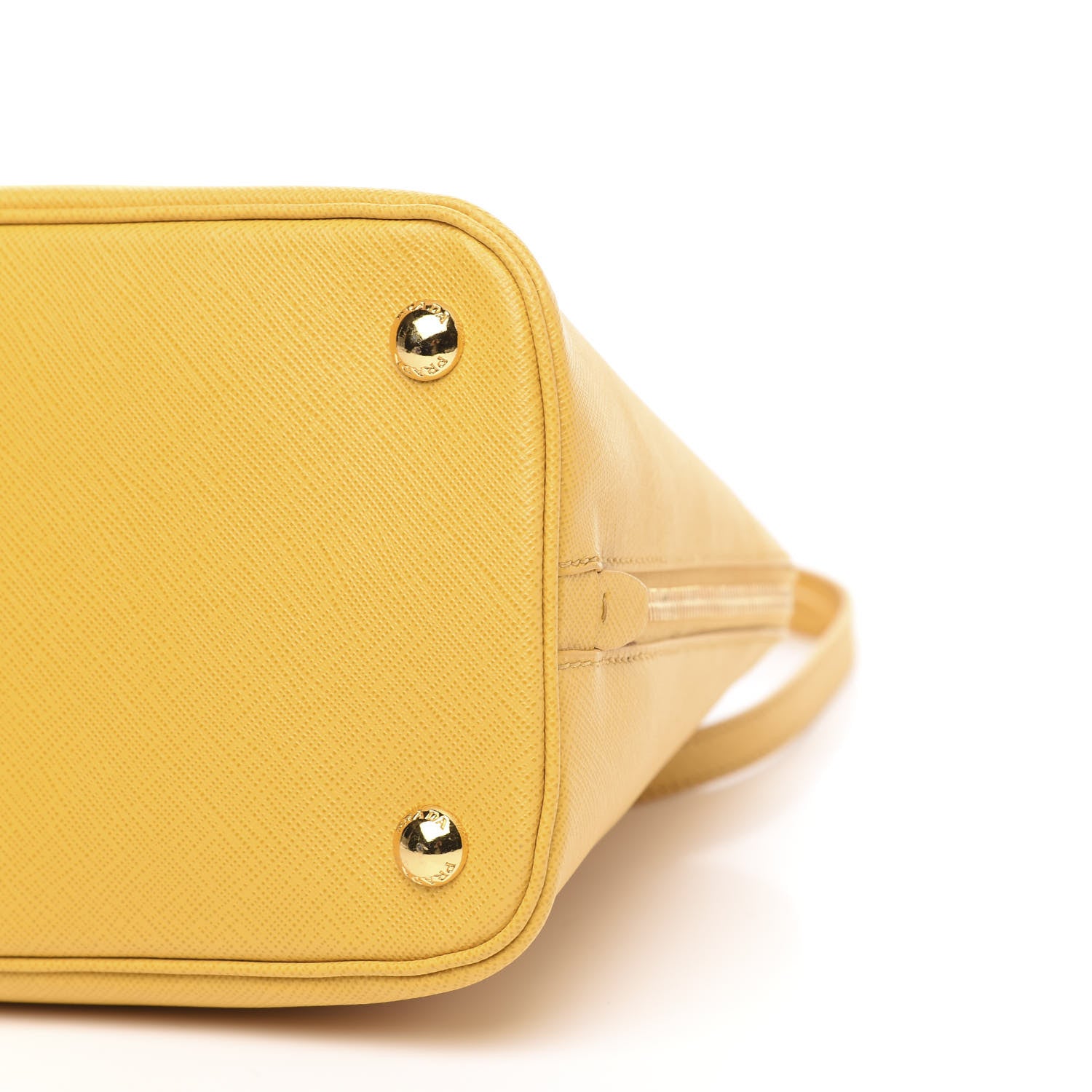 Prada Saffiano Lux Medium Promenade Tote Mimosa 9 of 9