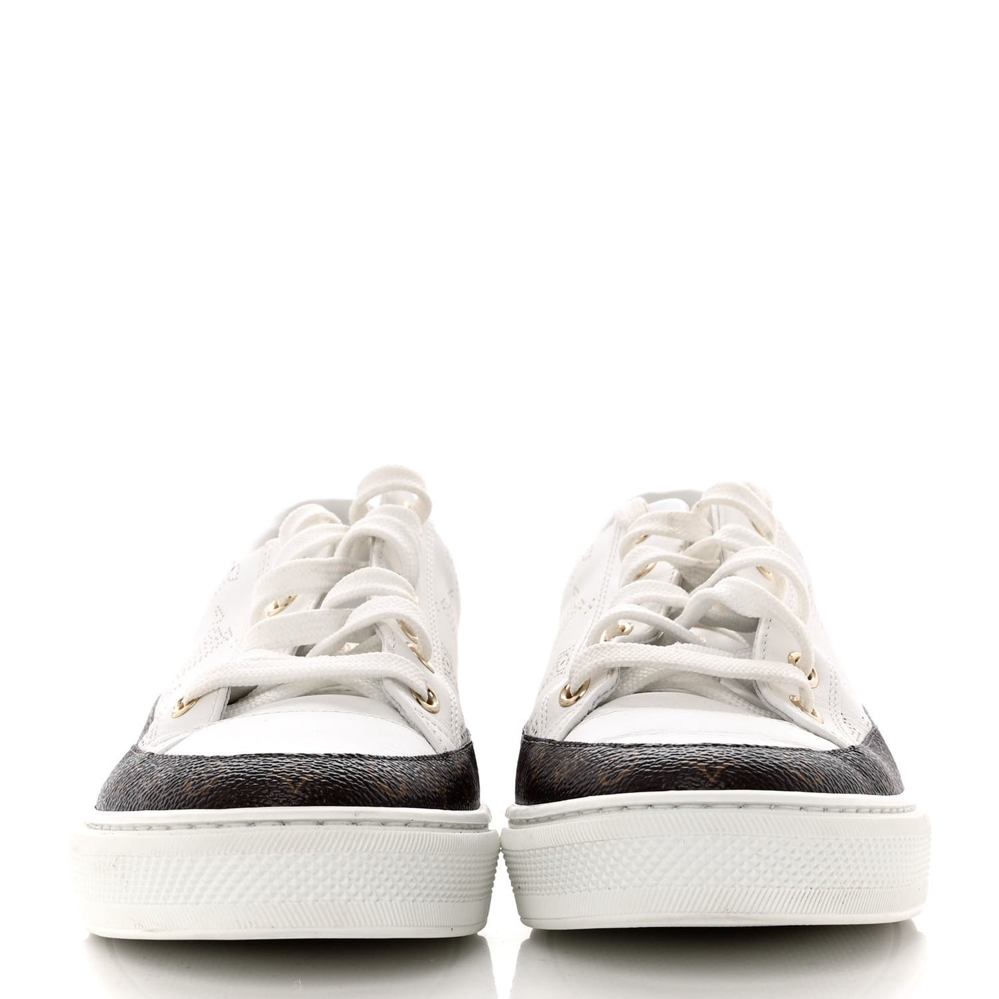 Monogram Womens Stellar Sneakers 37.5 White