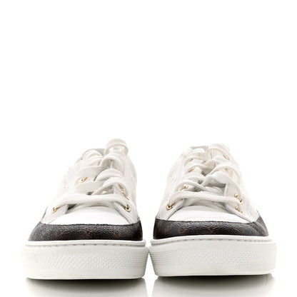 Louis Vuitton Monogram Womens Stellar Sneakers 37.5 White 2 of 8