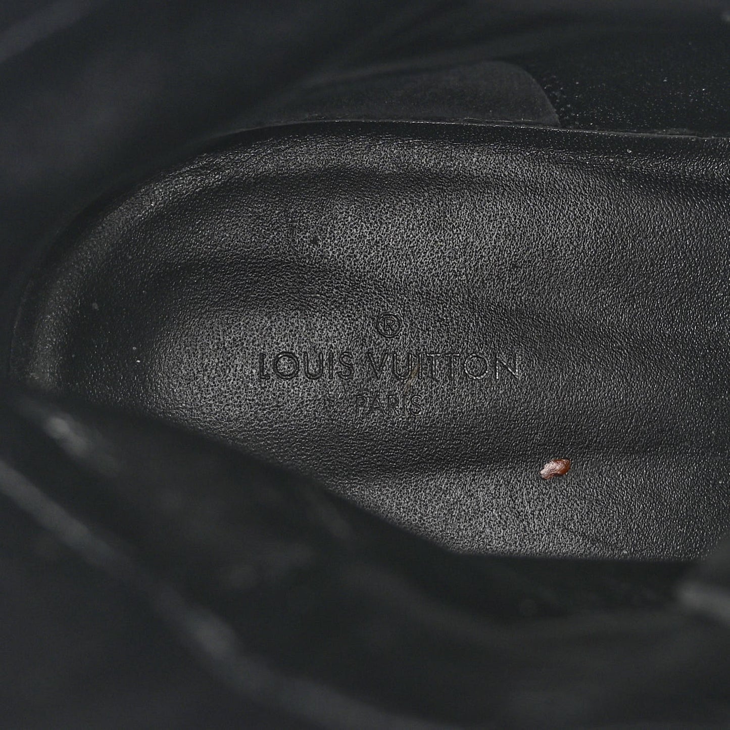 Suede Calfskin Monogram Laureate Platform Desert Boots 40 Black