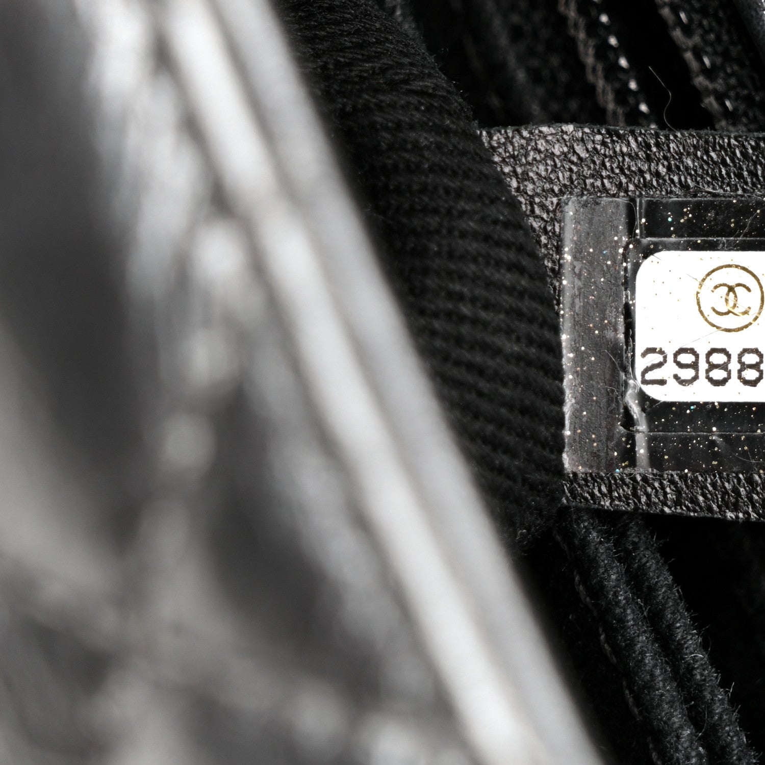 Chanel Metallic Aged Calfskin Quilted Mini Coco Handle Flap Charcoal 7 of 10
