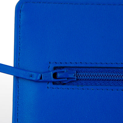 Chanel Vinyl Lipstick Wallet On Chain WOC Blue 9 of 9