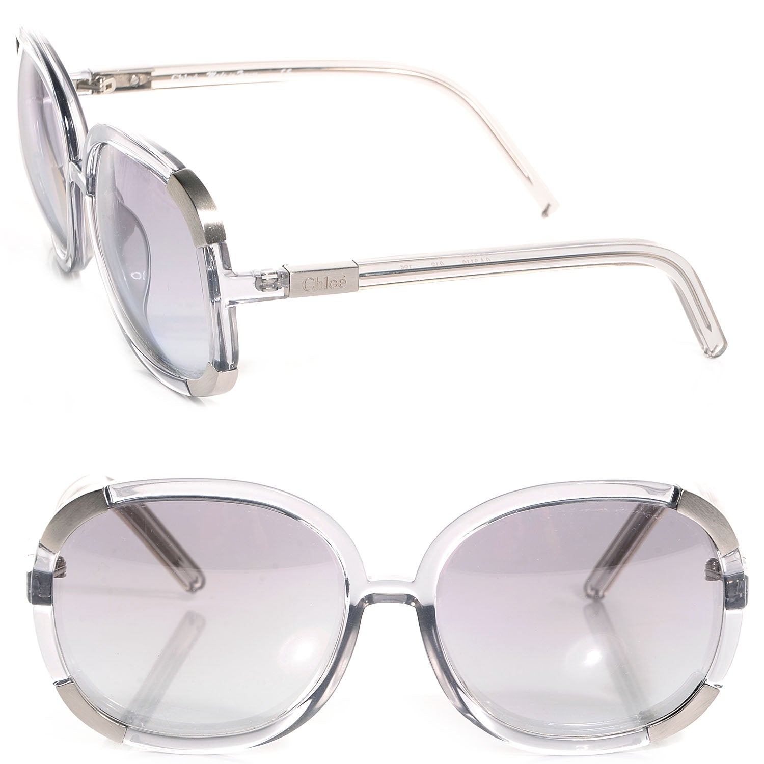Chloe Myrte Oversized Sunglasses CL 2119 Clear 1 of 6