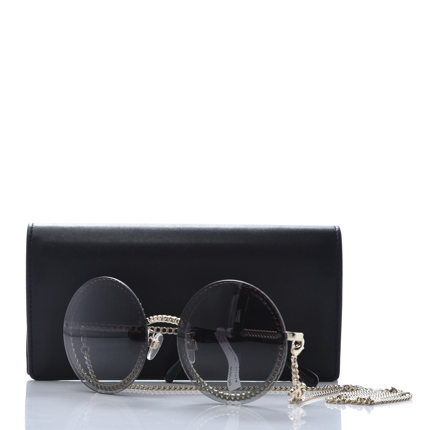 Round Chain Sunglasses 4245 Gold
