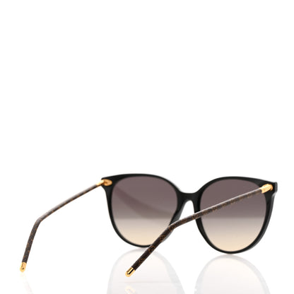 Louis Vuitton Monogram Acetate LV First Round Sunglasses Z1710W Black 4 of 7
