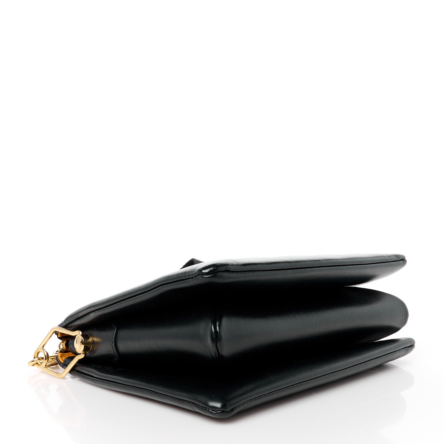 Louis Vuitton Glazed Lambskin Embossed Monogram Coussin PM Black 4 of 10
