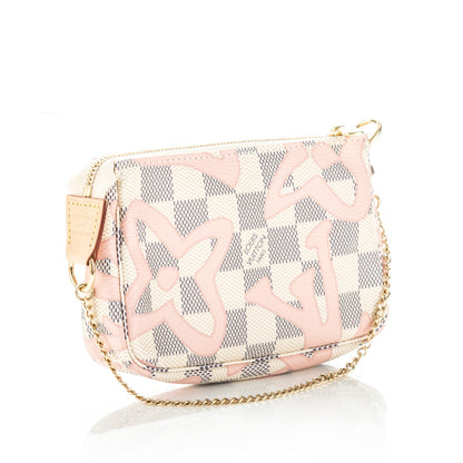 Louis Vuitton Damier Azur Tahitienne Mini Pochette Accessories 3 of 7