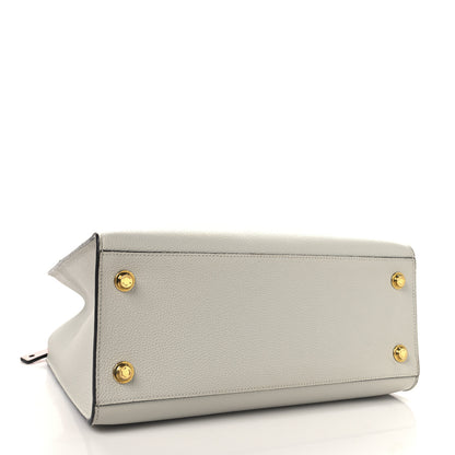 Louis Vuitton Calfskin City Steamer MM Gris Antartica Navy Rose Doux 4 of 12