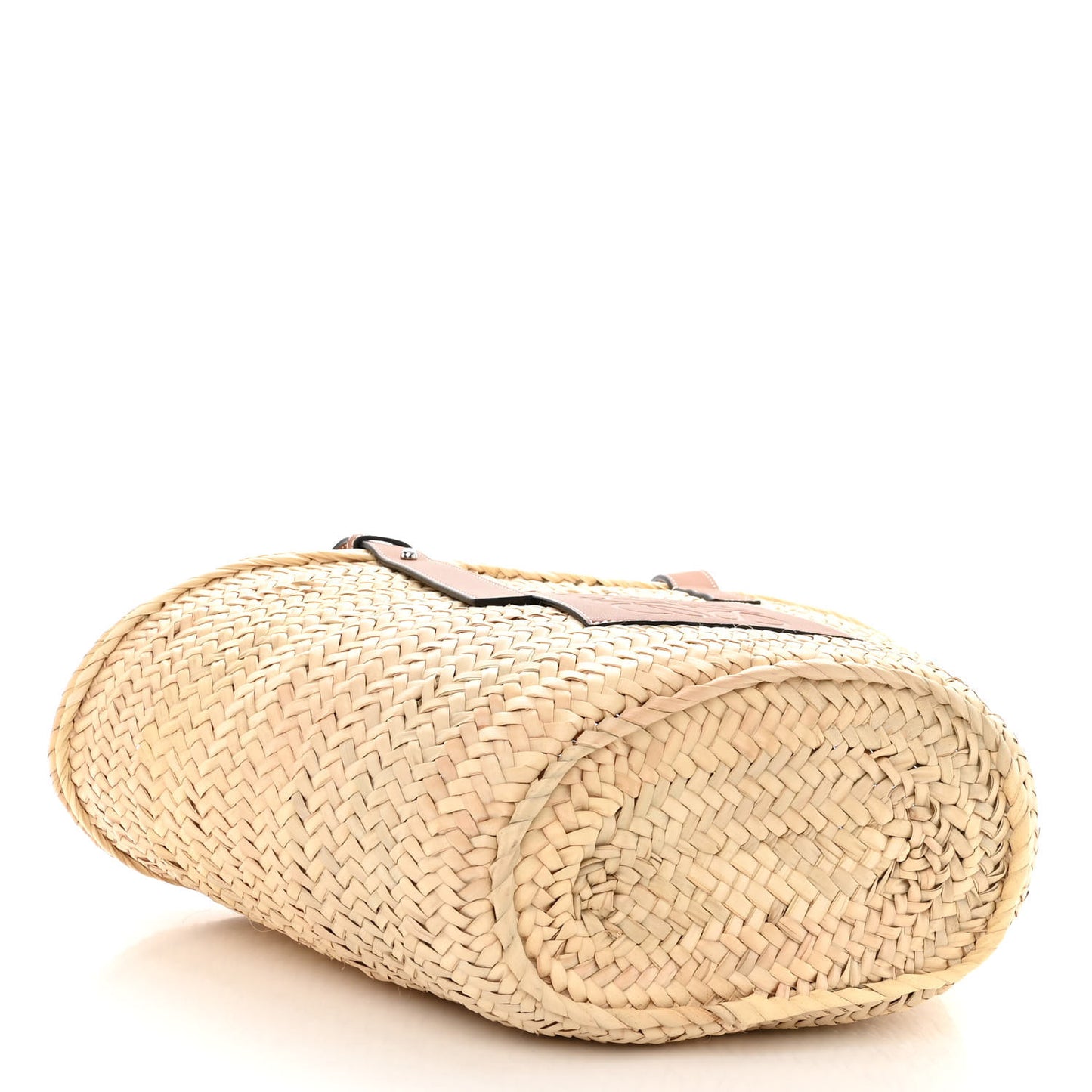 Raffia Basket Tote Bag Natural Tan