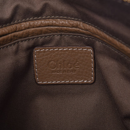 Chloe Calfskin Medium Marcie Satchel Barbour Khaki 7 of 12