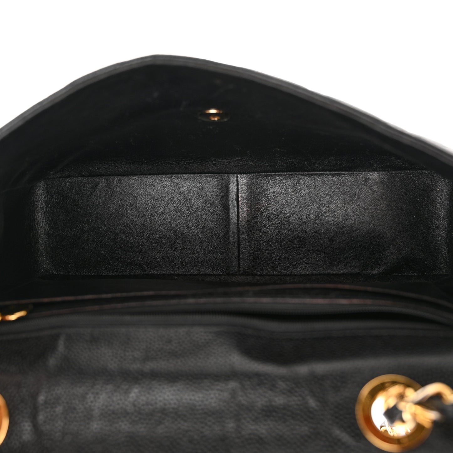 Caviar Quilted Jumbo Single Flap Black