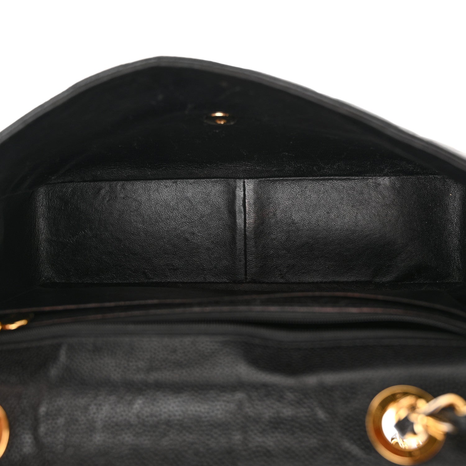 Chanel Caviar Quilted Jumbo Single Flap Black 5 of 15
