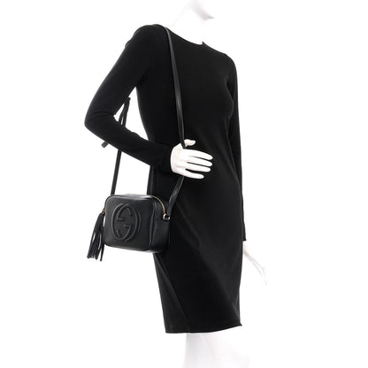 Gucci Pebbled Calfskin Small Soho Disco Bag Black 2 of 7