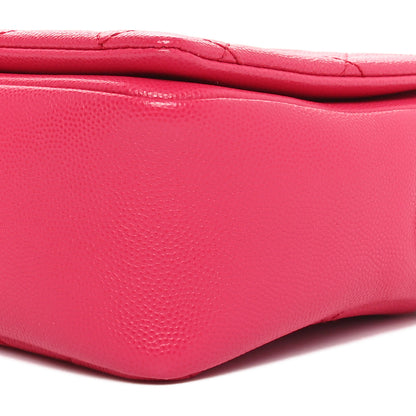 Chanel Caviar Quilted Small Fashion Therapy Flap Bag Dark Pink 10 of 11