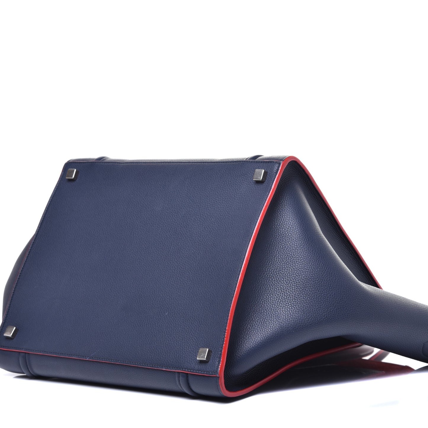 Baby Grained Calfskin Medium Phantom Luggage Steel Blue