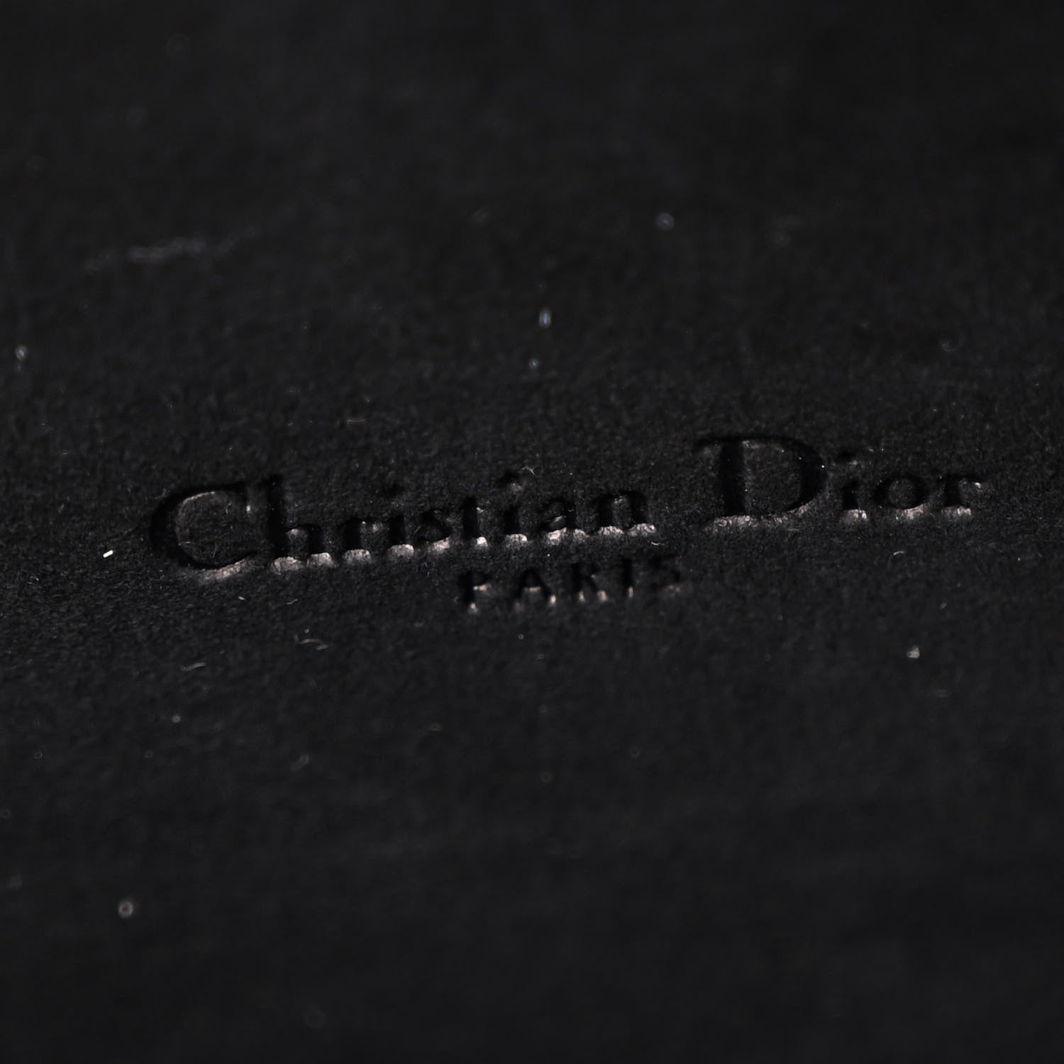 Christian Dior Grained Calfskin Caro Double Pouch Black 7 of 12