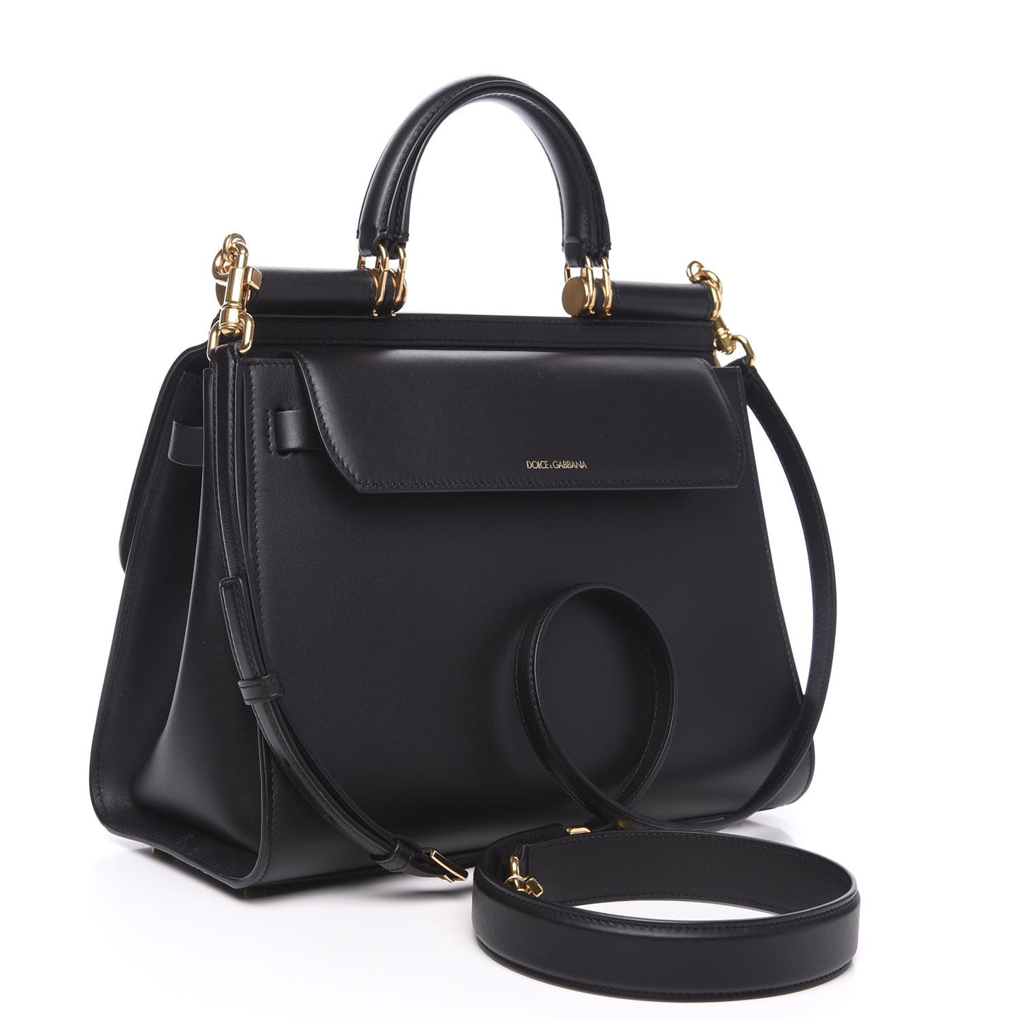 Vitello Morbido Large Sicily 58 Bag Black