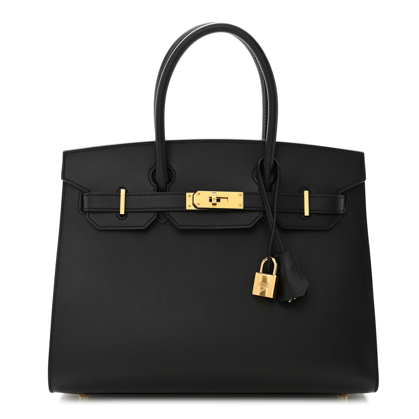 Madame Calfskin Birkin Sellier 30 Black
