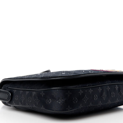 Louis Vuitton Satin Mini Monogram Conte De Fees Patchwork Musette Black 9 of 11