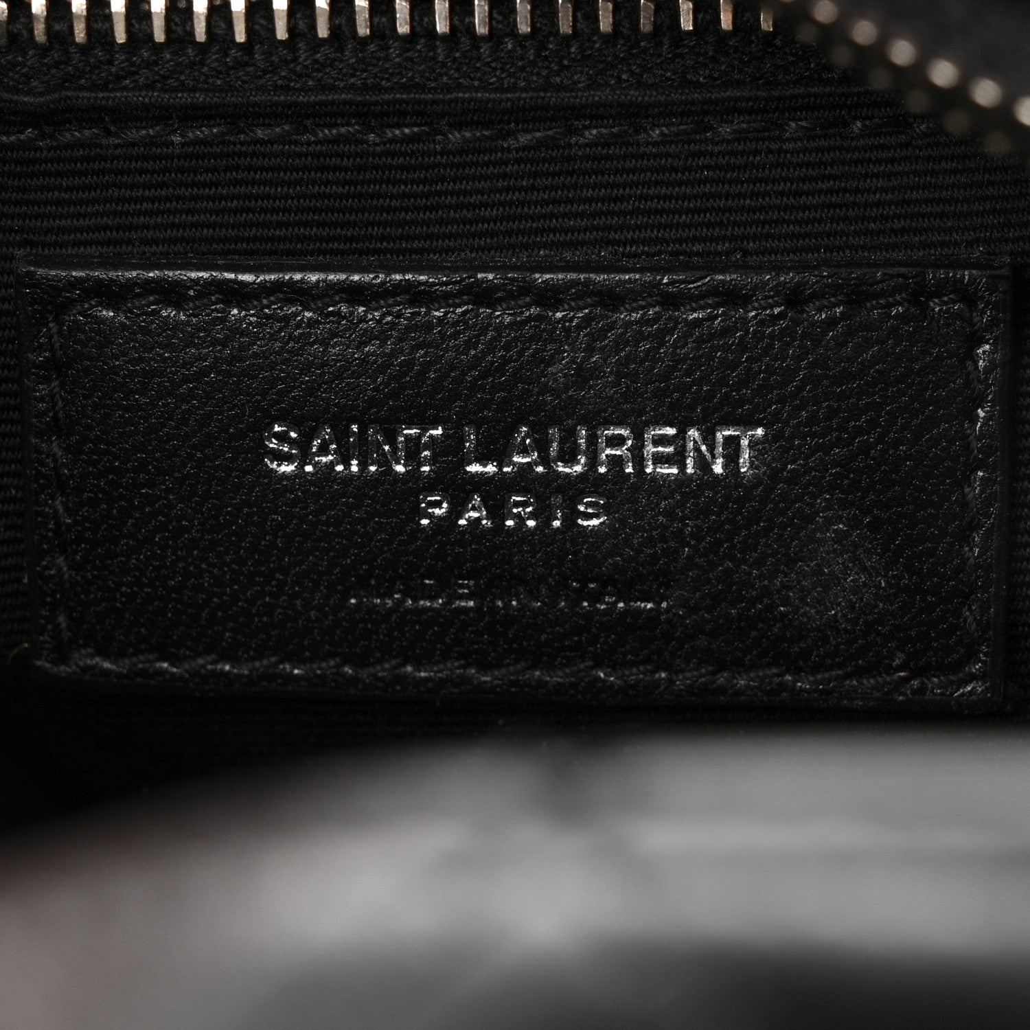Saint Laurent Calfskin Y Quilted Monogram Small Loulou Bowling Bag Black 6 of 11