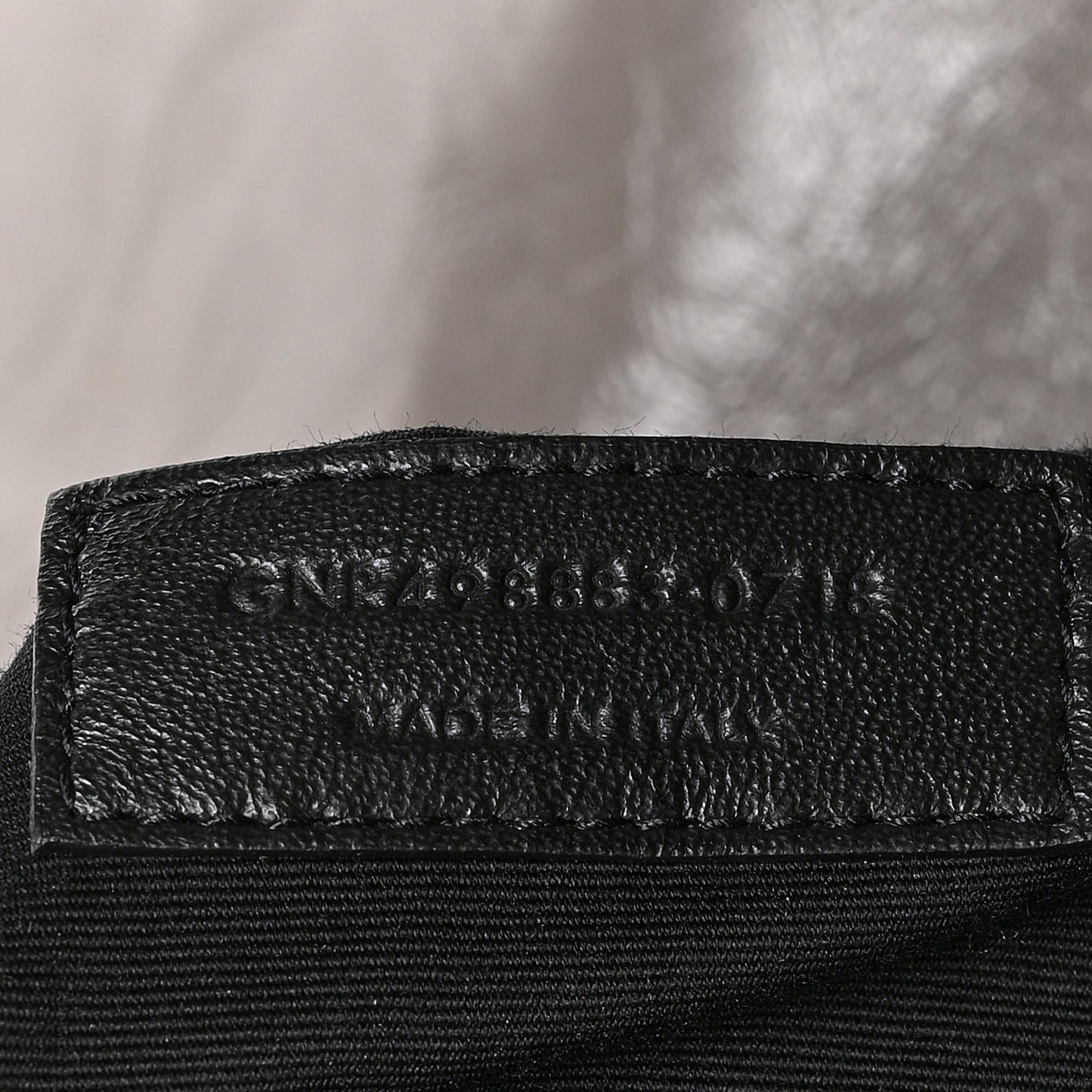 Crinkled Calfskin Matelasse Monogram Large Niki Chain Satchel Fog