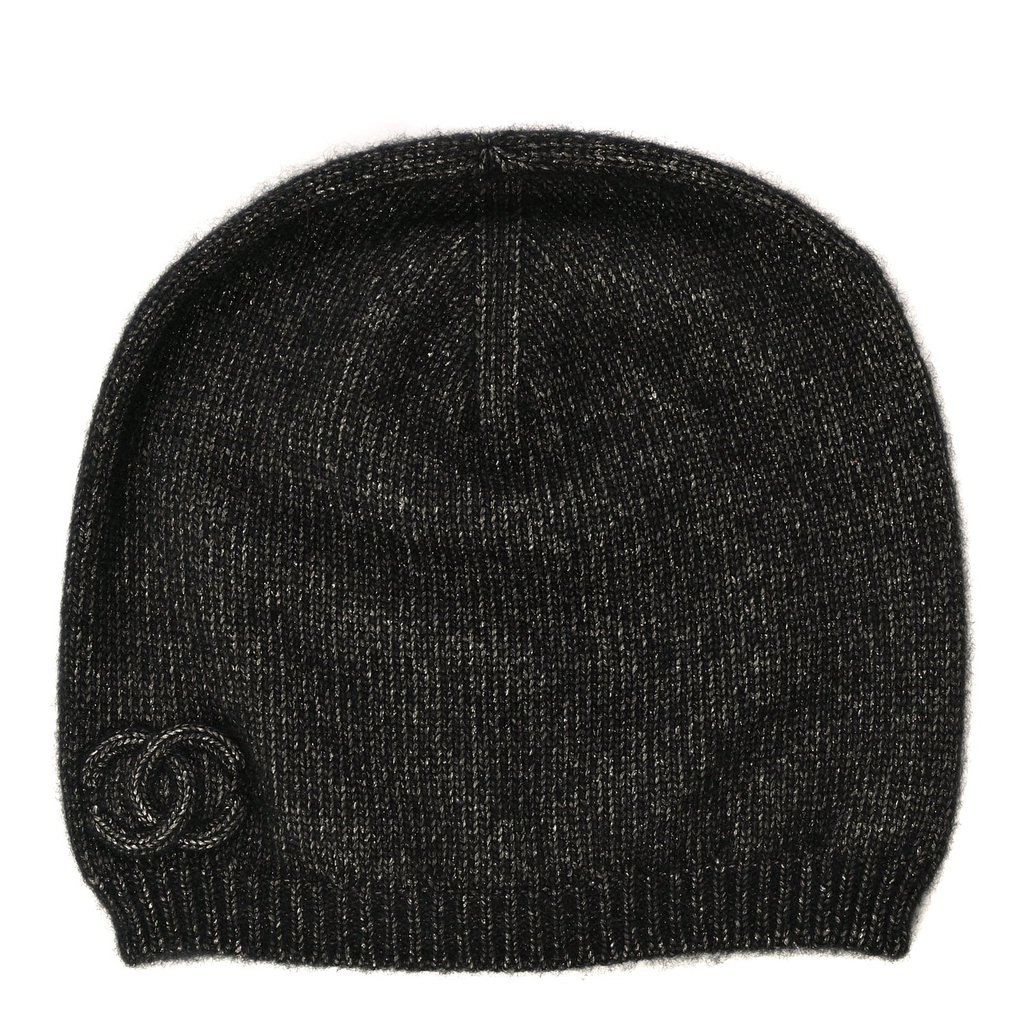 Cashmere Blend CC Beanie Hat Black Multicolor