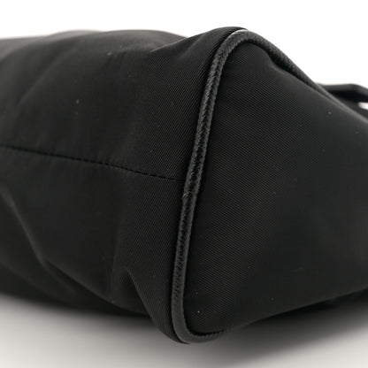 Prada Tessuto Nylon Saffiano Shoulder Bag Black 9 of 10