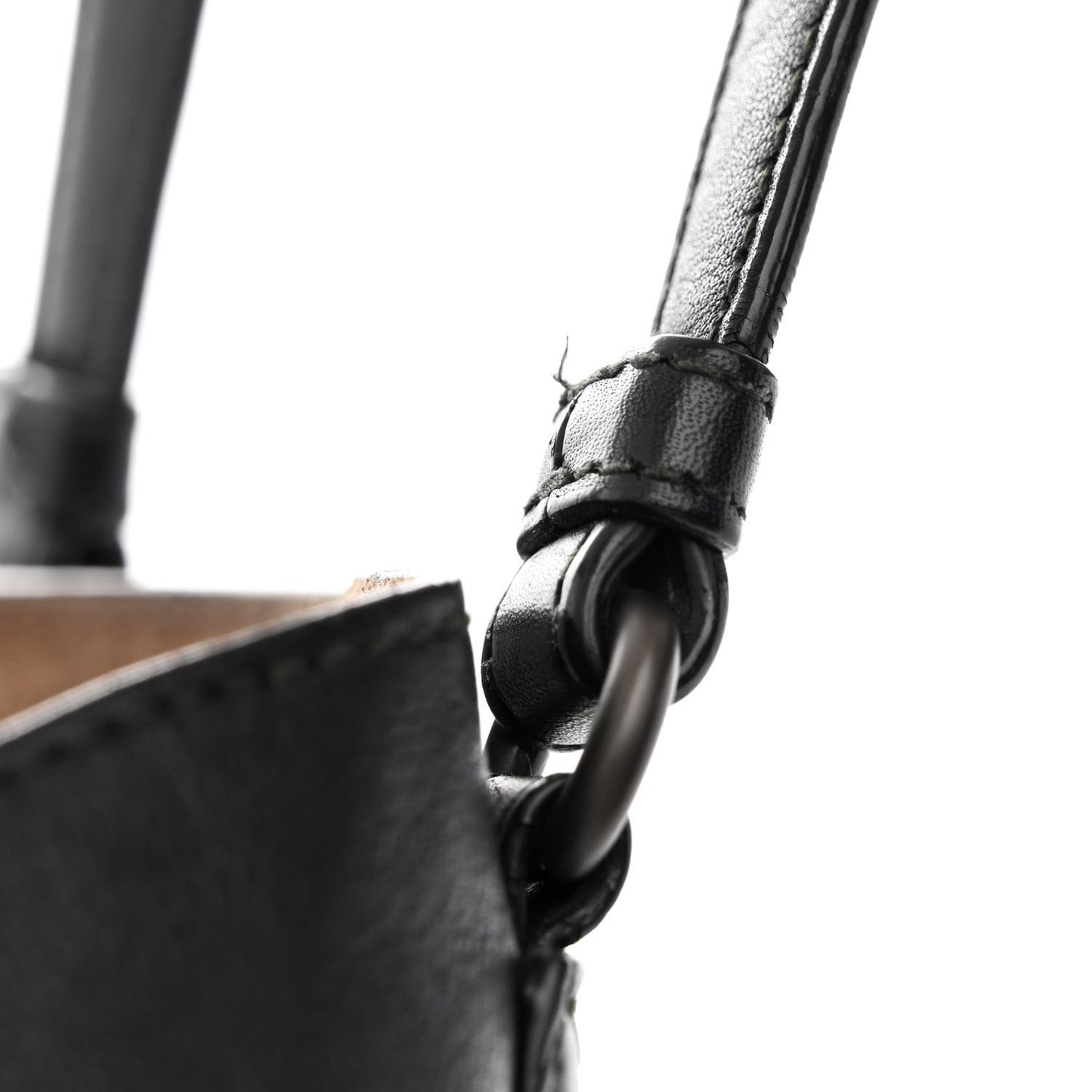 Calfskin Front Pocket Tote Black