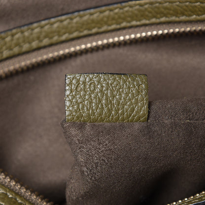 Celine Drummed Calfskin Mini Luggage Jungle 7 of 16