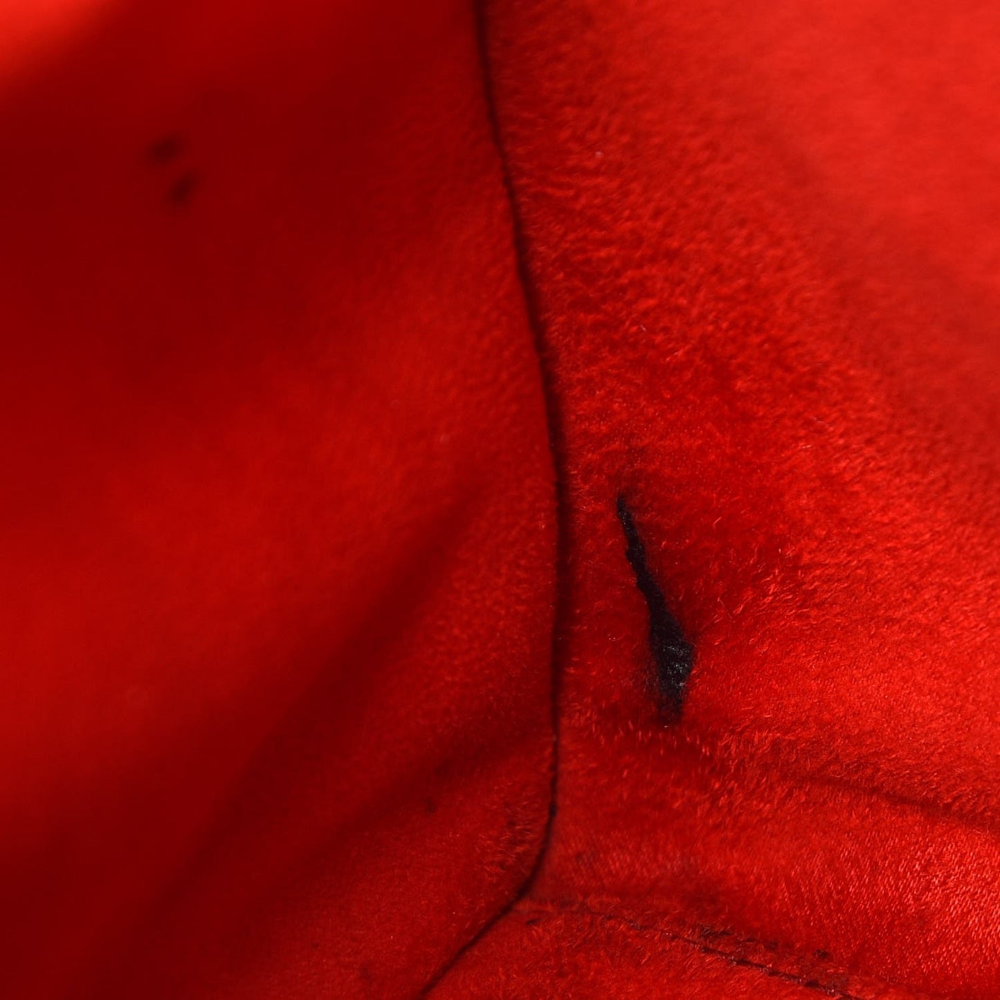 Drummed Calfskin Mini Luggage Coquelicot