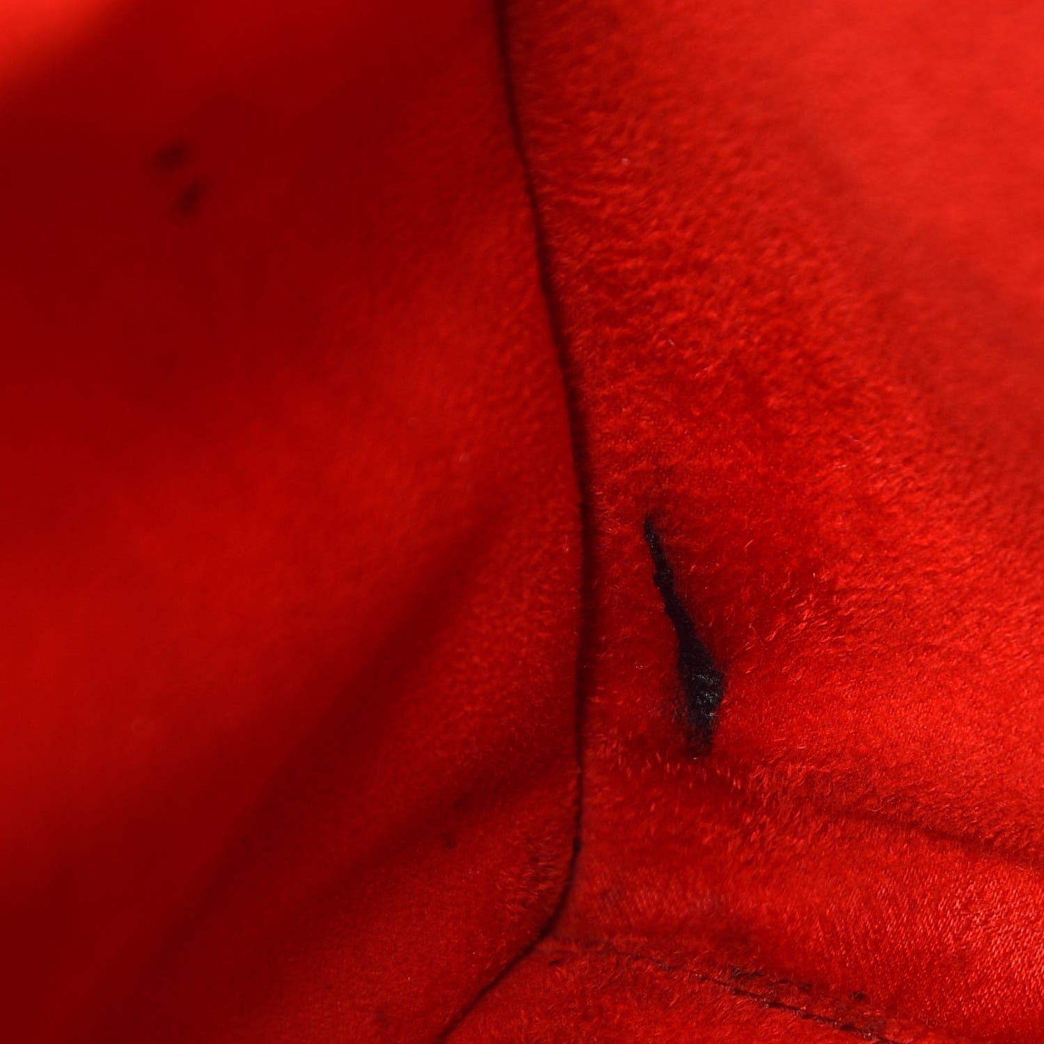 Celine Drummed Calfskin Mini Luggage Coquelicot 9 of 9