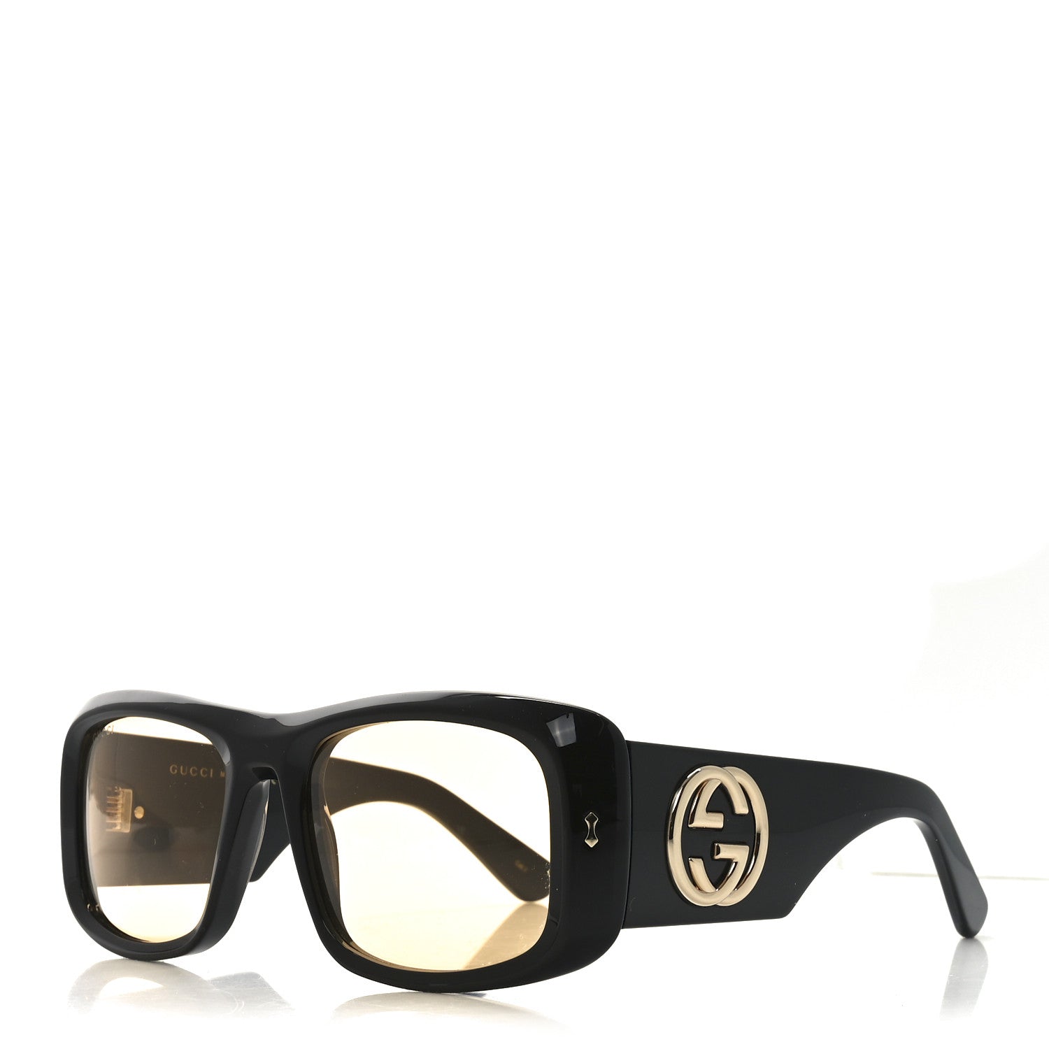 Gucci Acetate Square GG1251S Sunglasses Black 1 of 6
