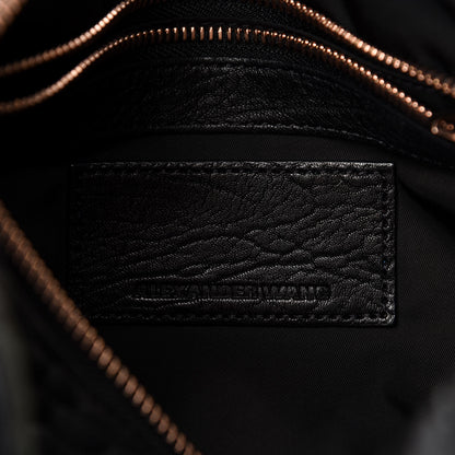 Alexander Wang Pebbled Lambskin Rocco Black Rose Gold Hardware 9 of 10