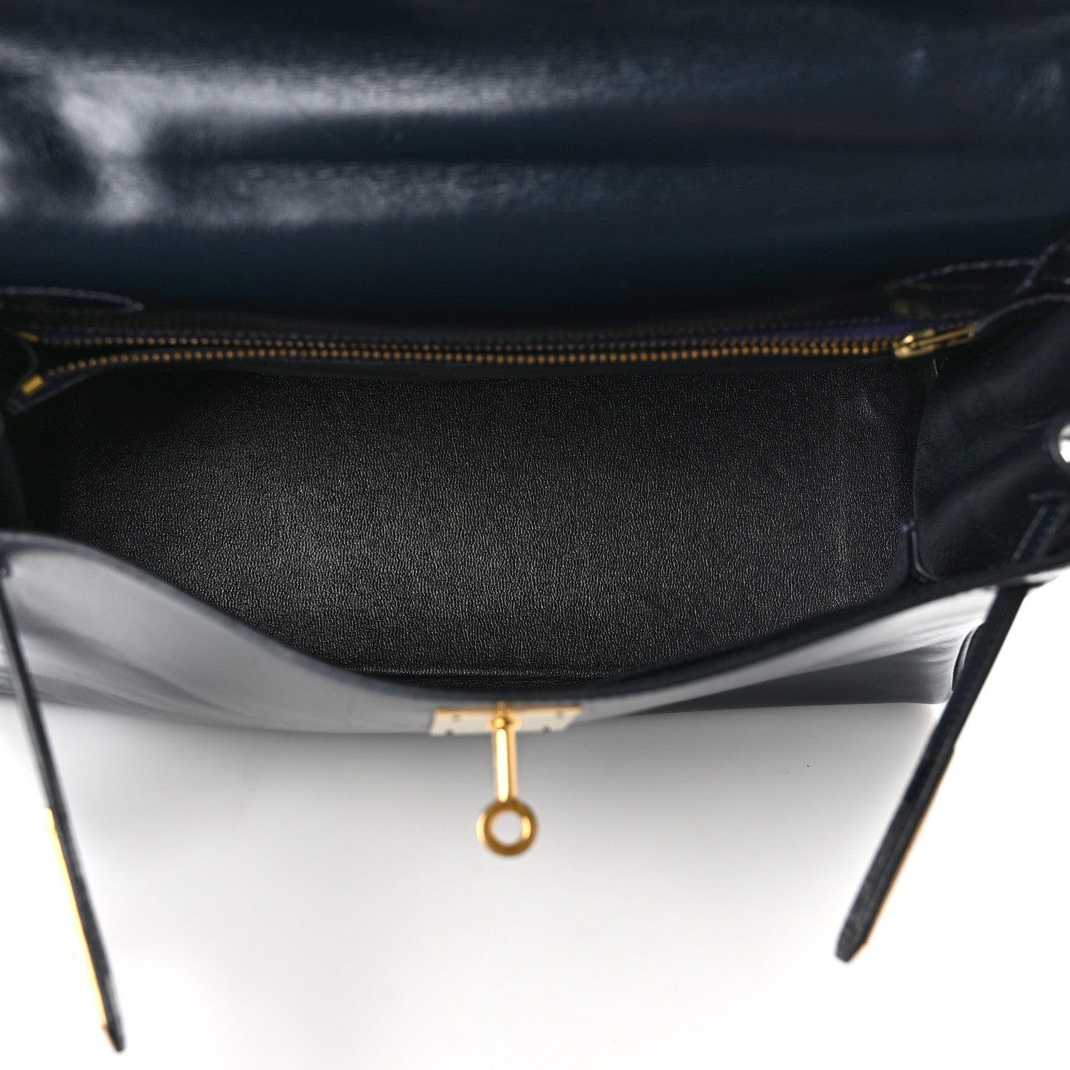 Hermes Box Kelly Retourne 28 Indigo 5 of 12