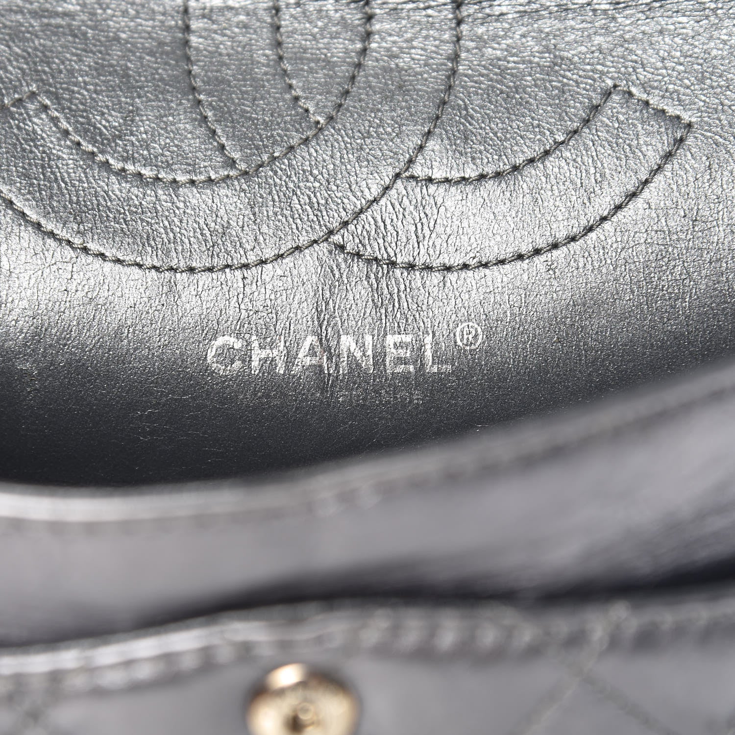 Chanel Metallic Aged Calfskin Quilted 2.55 Reissue 225 Flap Grey 6 of 14
