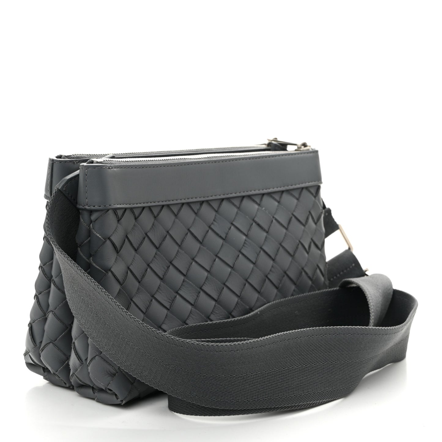 Nappa Intrecciato Duo Bag Thunder