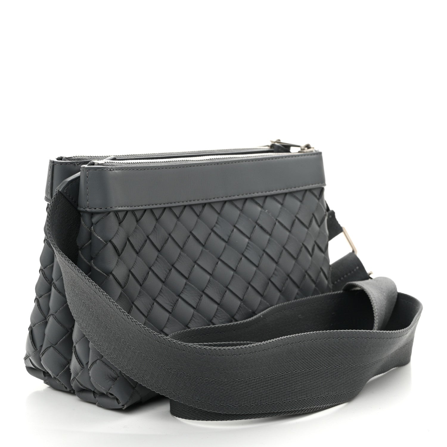 Bottega Veneta Nappa Intrecciato Duo Bag Thunder 3 of 11