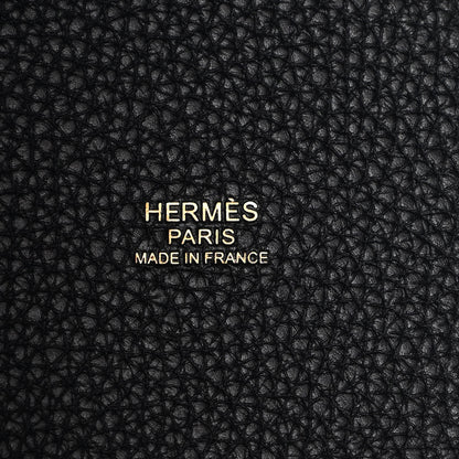 Hermes Taurillon Clemence Picotin Lock 18 PM Black 6 of 10