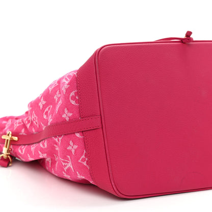 Louis Vuitton Denim Noefull MM Rose Indien 8 of 9