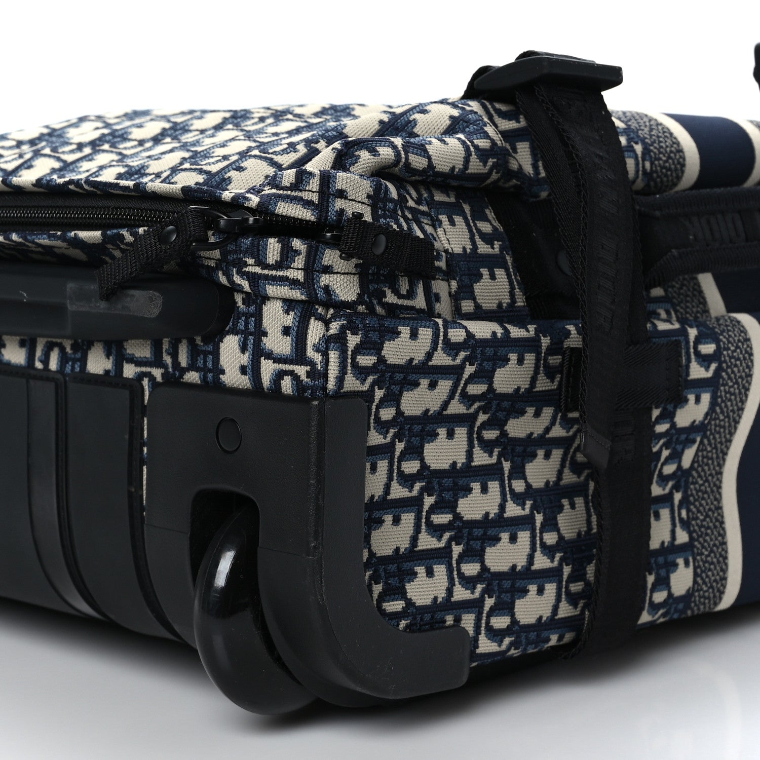 Christian Dior Oblique Small Diortravel Suitcase Blue 7 of 7