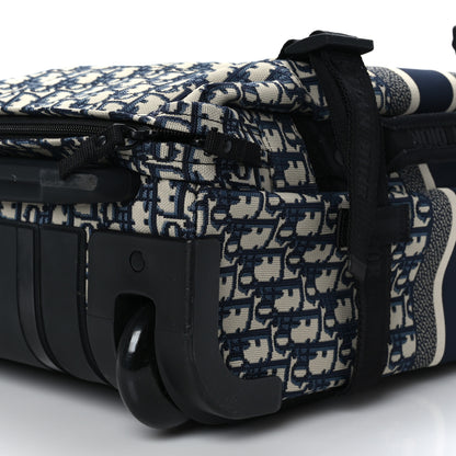 Christian Dior Oblique Small Diortravel Suitcase Blue 7 of 7