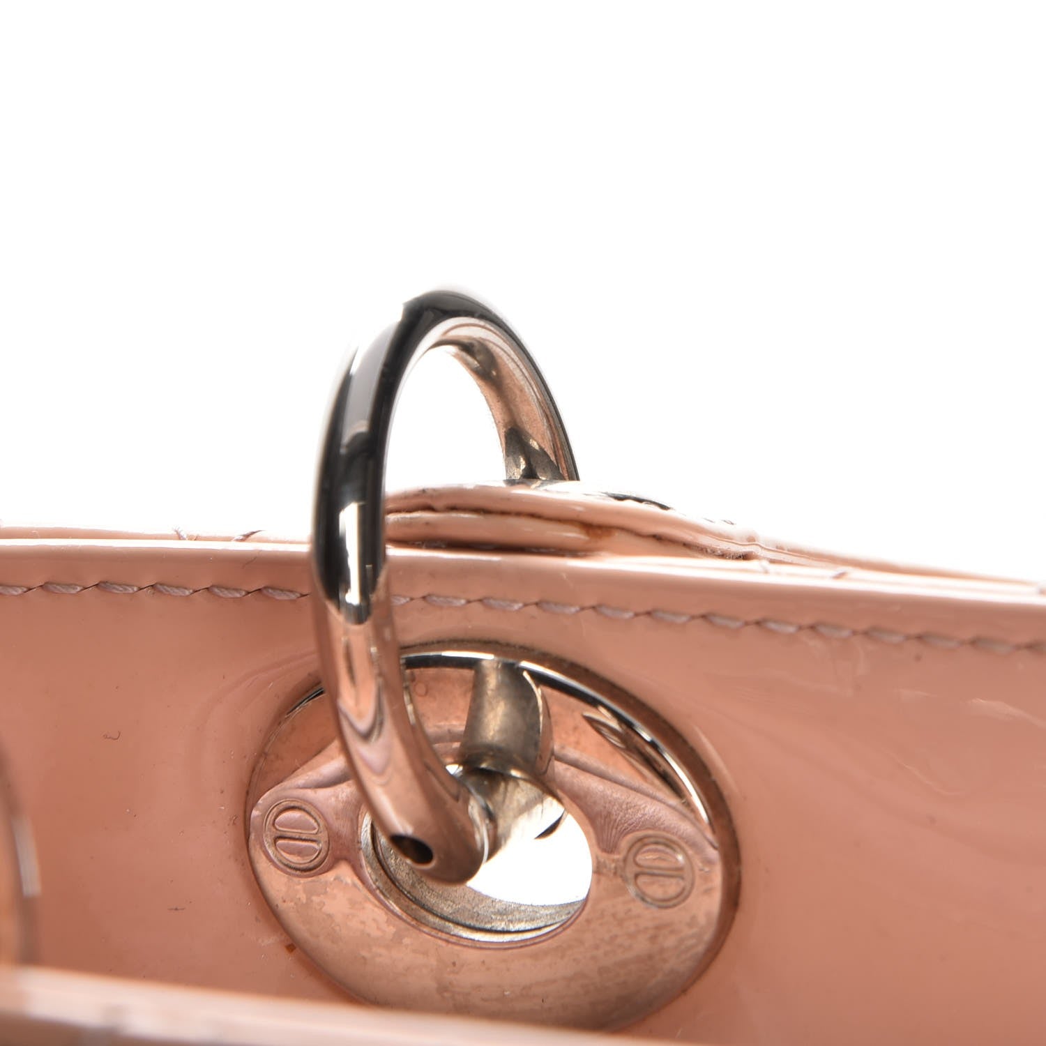 Christian Dior Patent Cannage Medium Lady Dior Light Pink 11 of 14