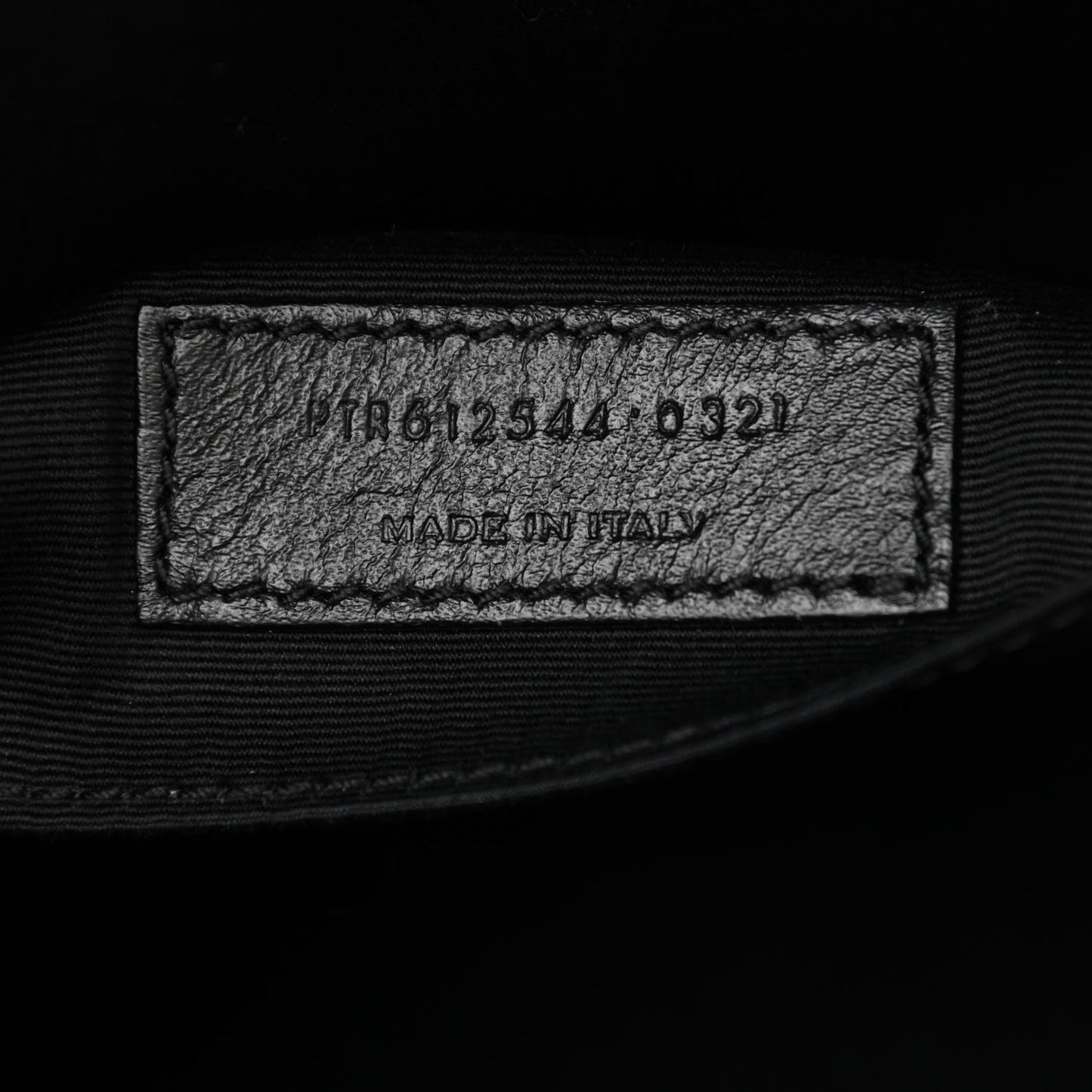Calfskin Matelasse Monogram Lou Camera Bag Black